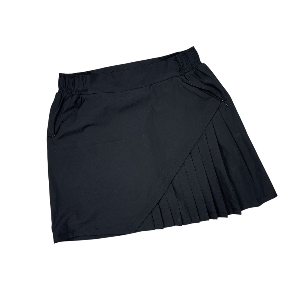 Mondetta Tennis Skirt Black Pleat Panel Medium